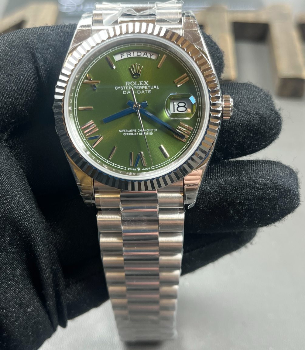 Day Date Rose Gold (Green)