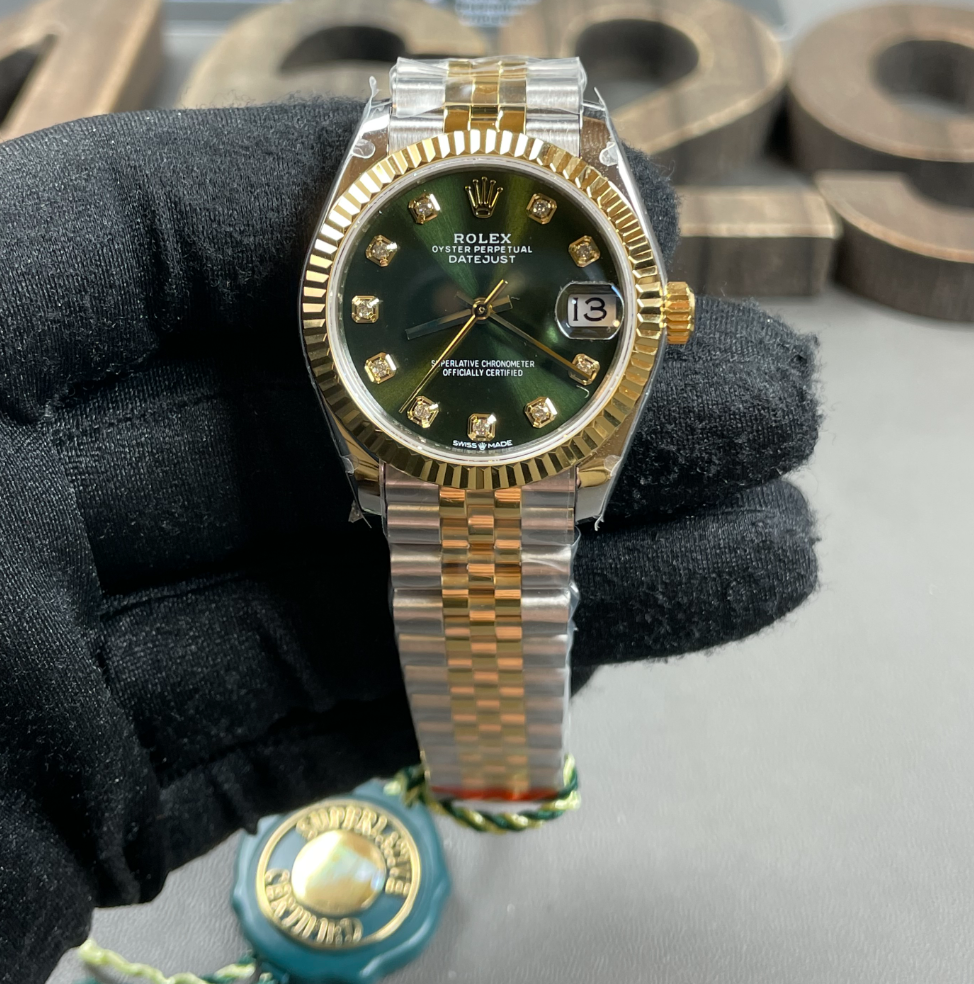 Datejust Two-Tone Diamonds (Green)