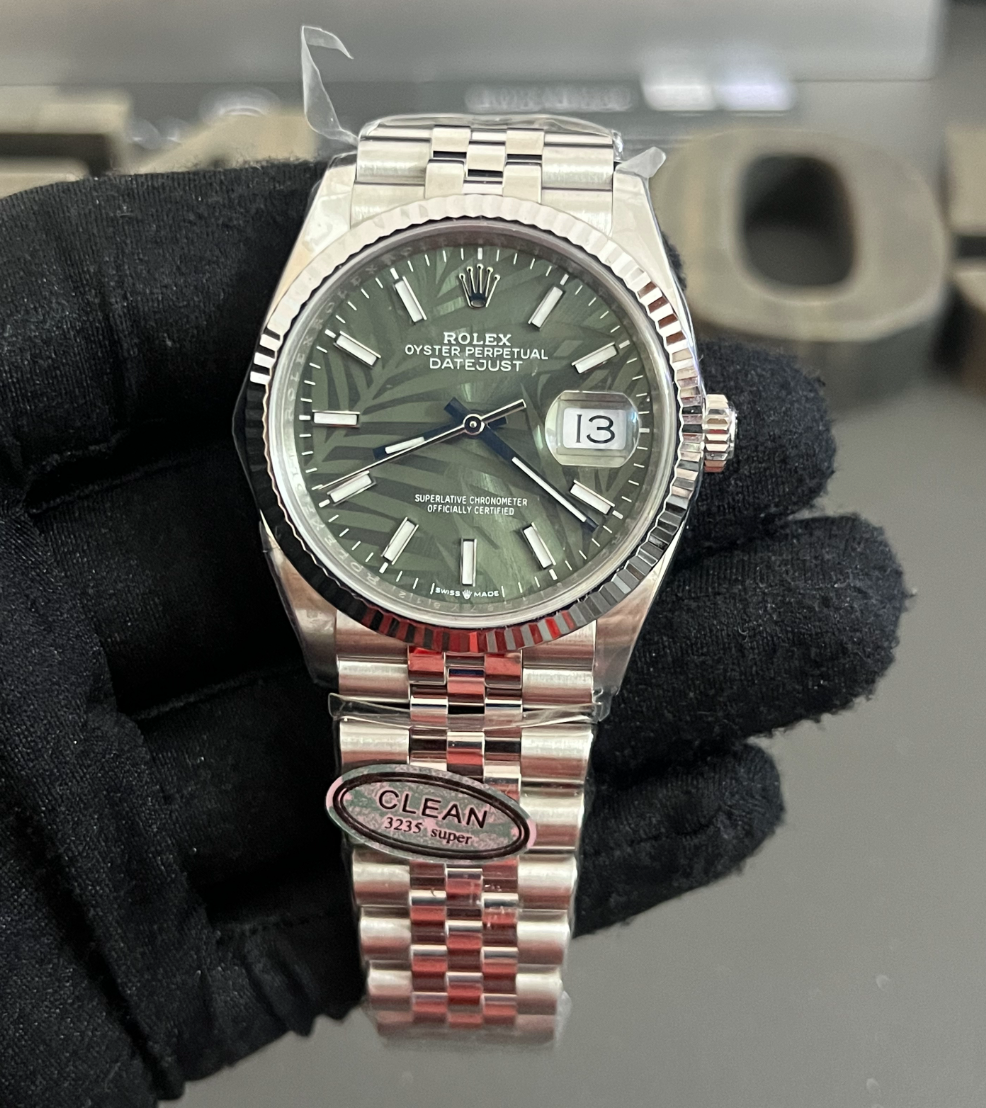 Datejust (Green Palm Motif)