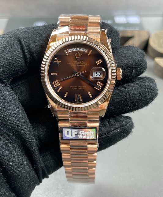 Day Date Rose Gold (Chocolate)