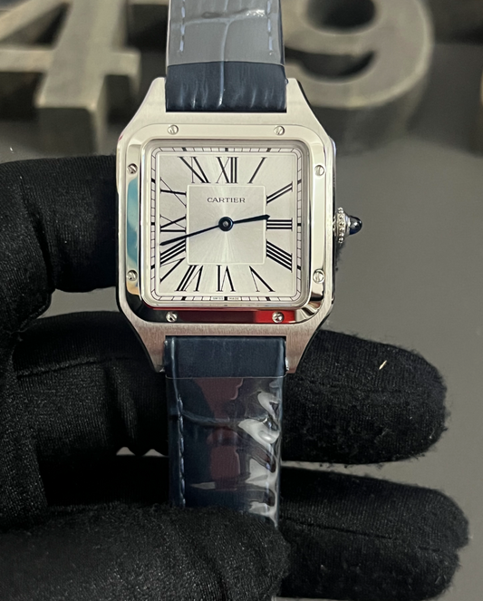 Santos XL Dumont Blue Leather