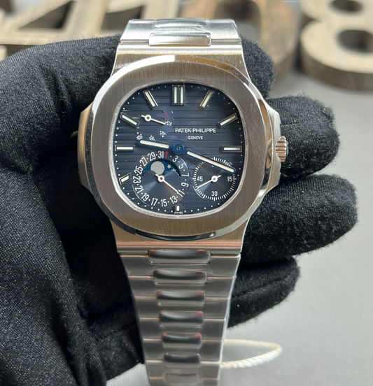 Nautilus Moon Phase (Dark Blue)