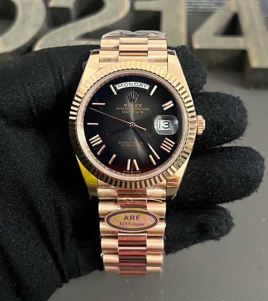 Day Date Gold (Black Roman)