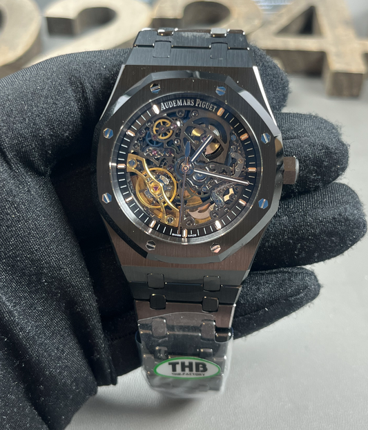 Royal Oak Skeleton Black