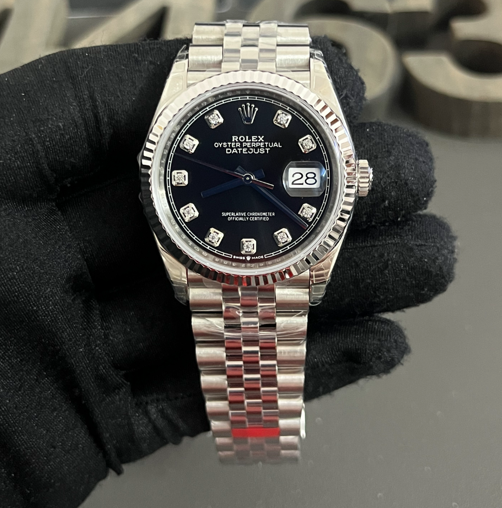 Datejust Diamonds (Black)