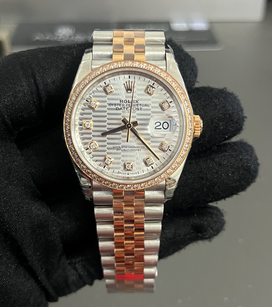 Datejust Two-Tone Diamonds (White Motif)