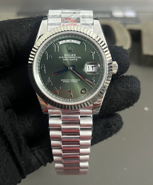 Day Date (Green Arabic)